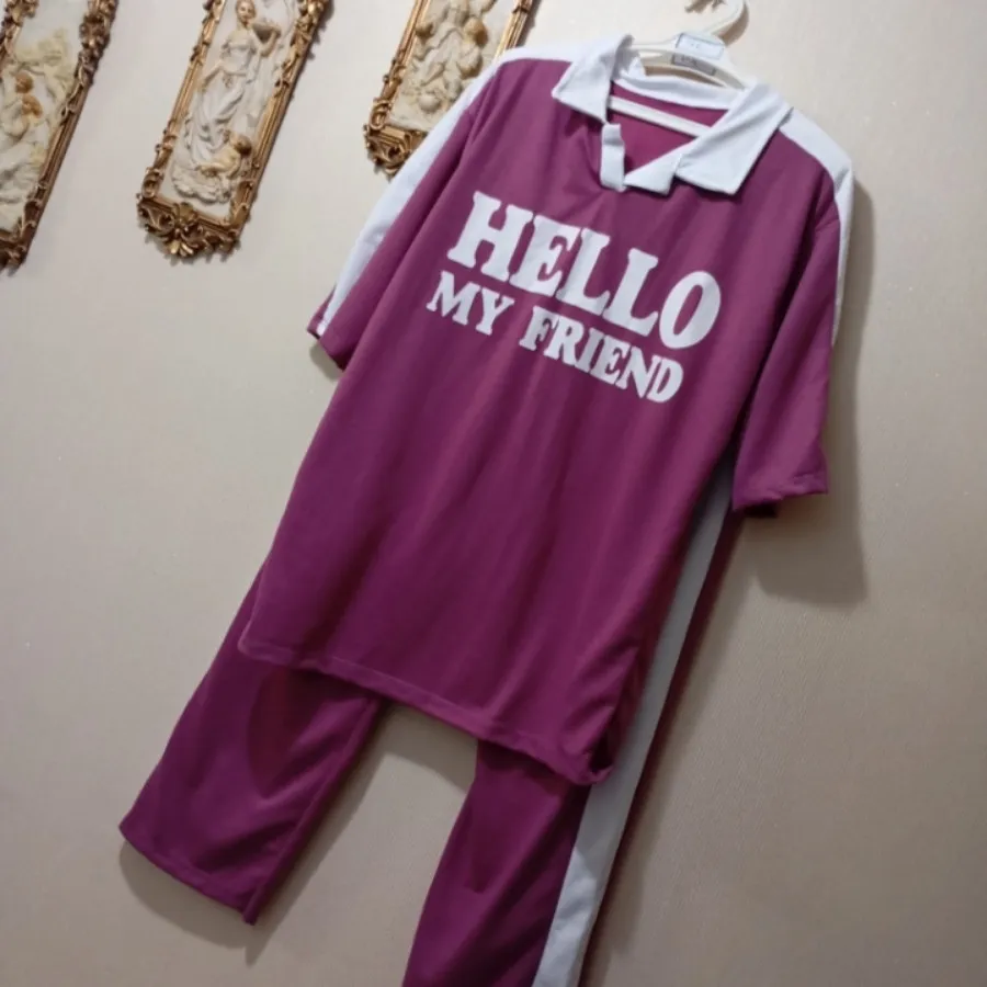 ست تیشرت و شلوار Hello