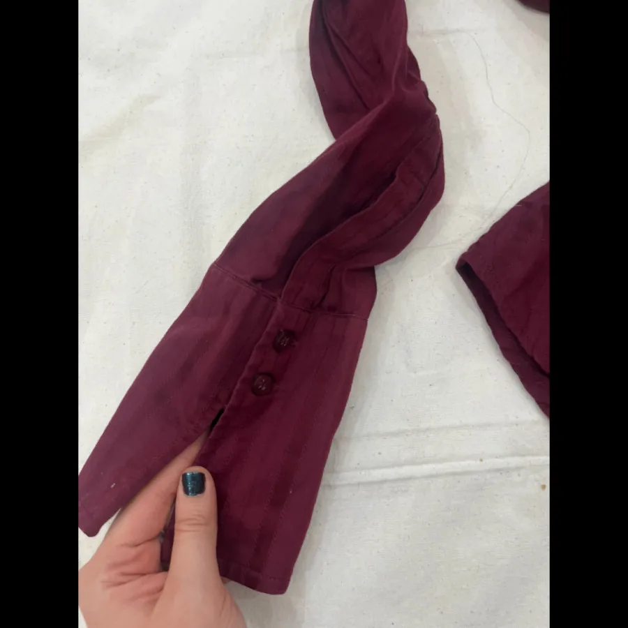 بلیز زرشکی h&m
