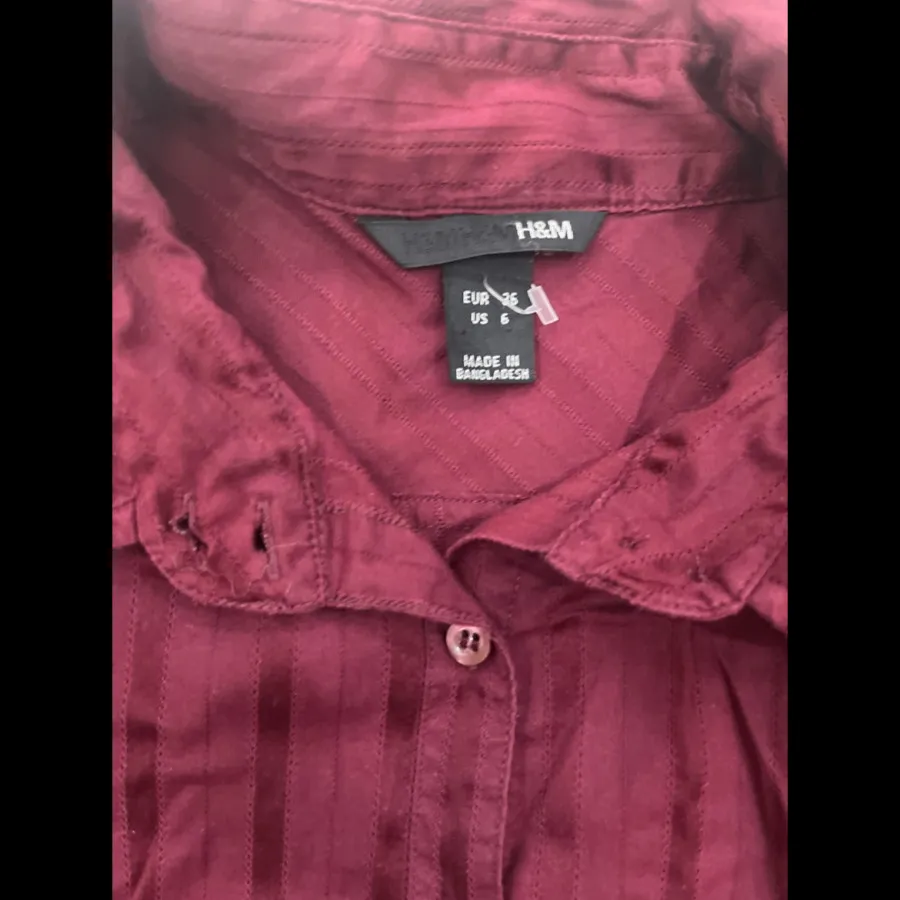 بلیز زرشکی h&m