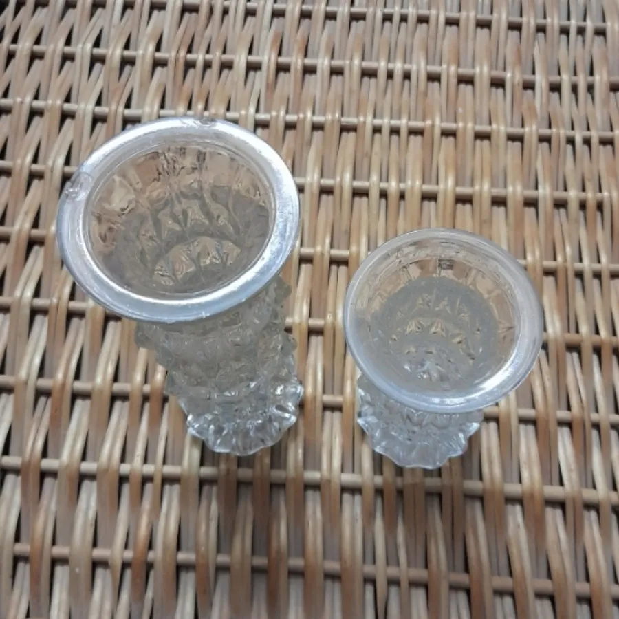 گلدان کریستال خشتی