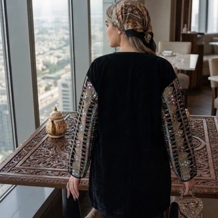 مانتو سوزن دوزی