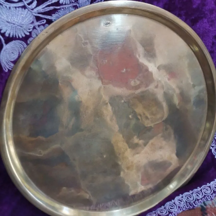 سینی برنجی آنتیک