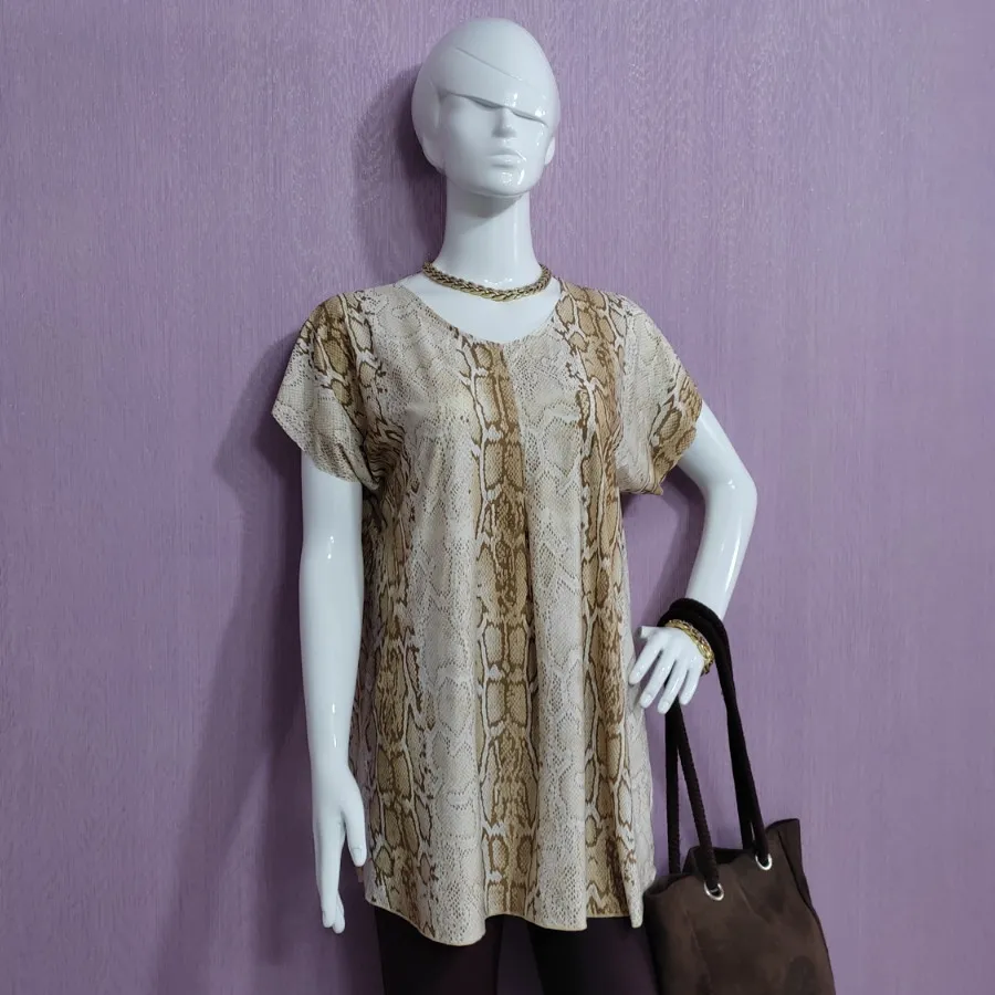 تیشرت طرح پوست ماری