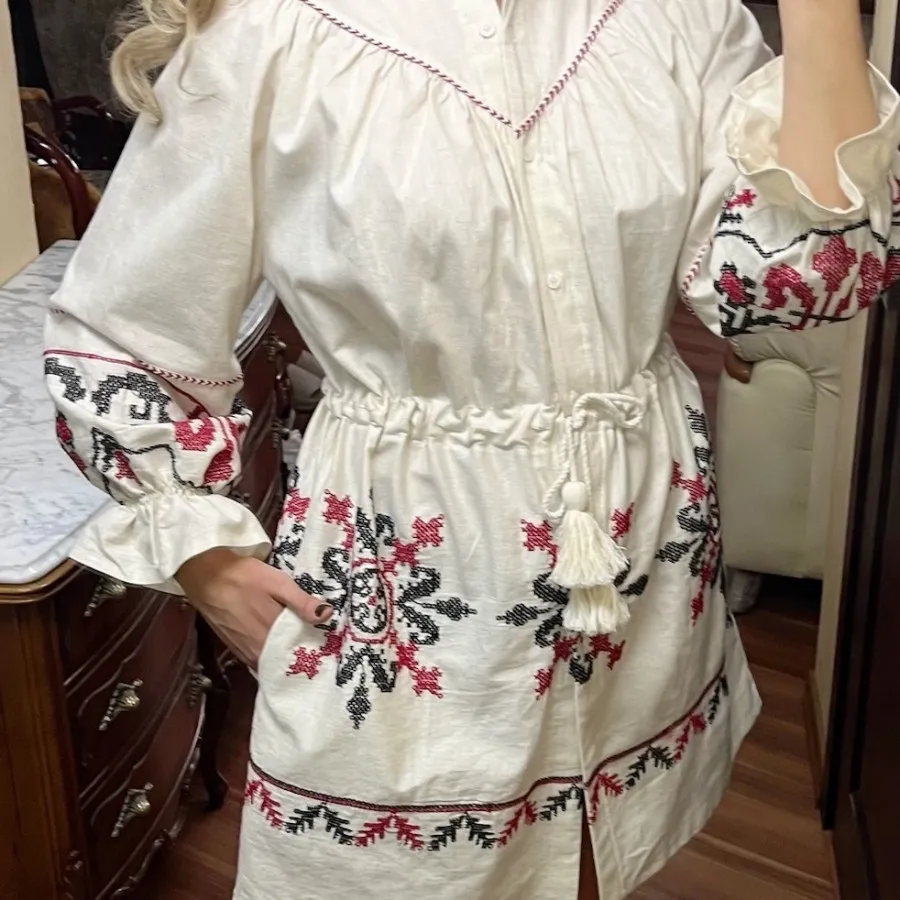 پیراهن شماره دوزی