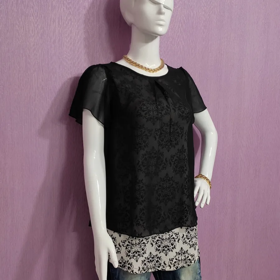تیشرت دوتکه حریر کره ای