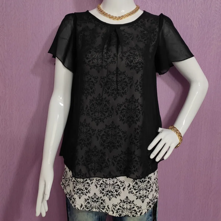تیشرت دوتکه حریر کره ای