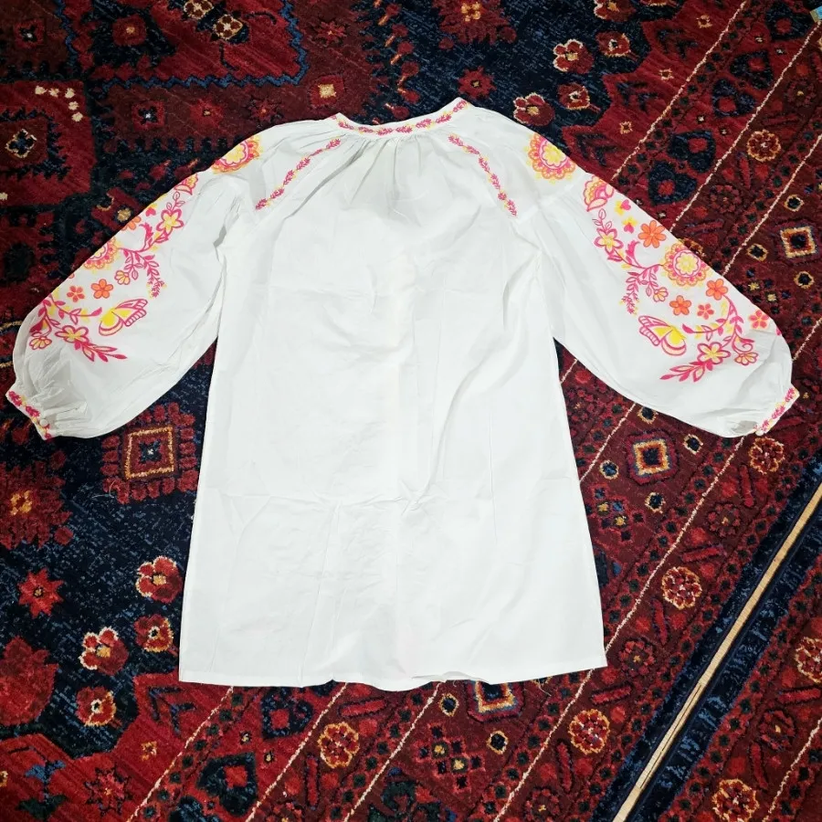 پیراهن گلدوزی شده وارداتی