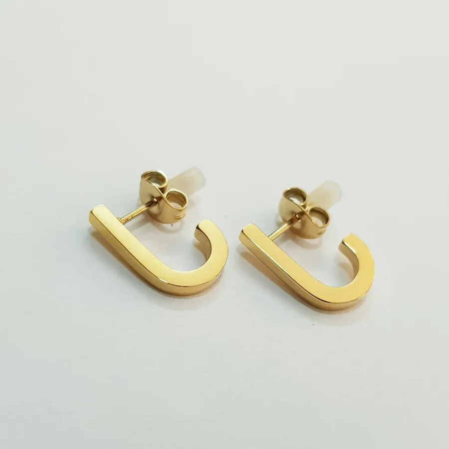 گوشواره استیل آبکاری طلا