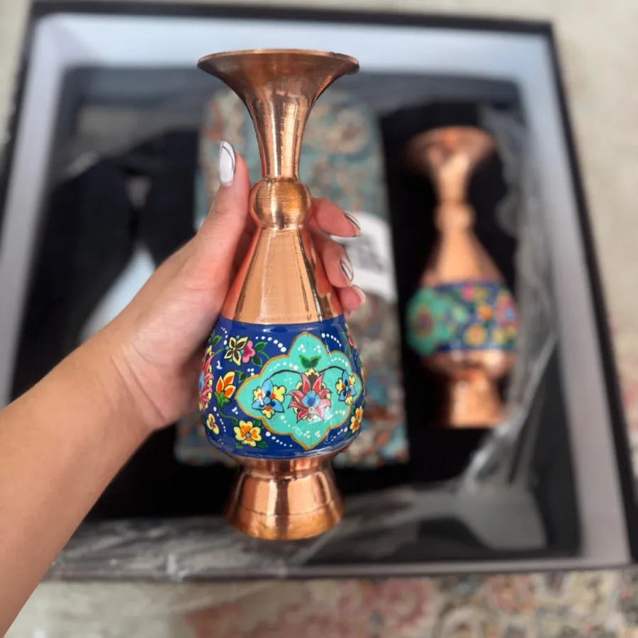 گلدان مسی