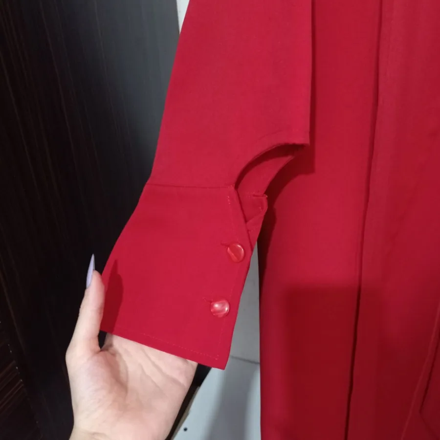 مانتو ژورنالی قرمز