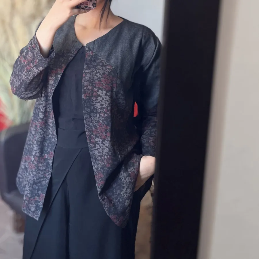 مانتو گل دار زیبا