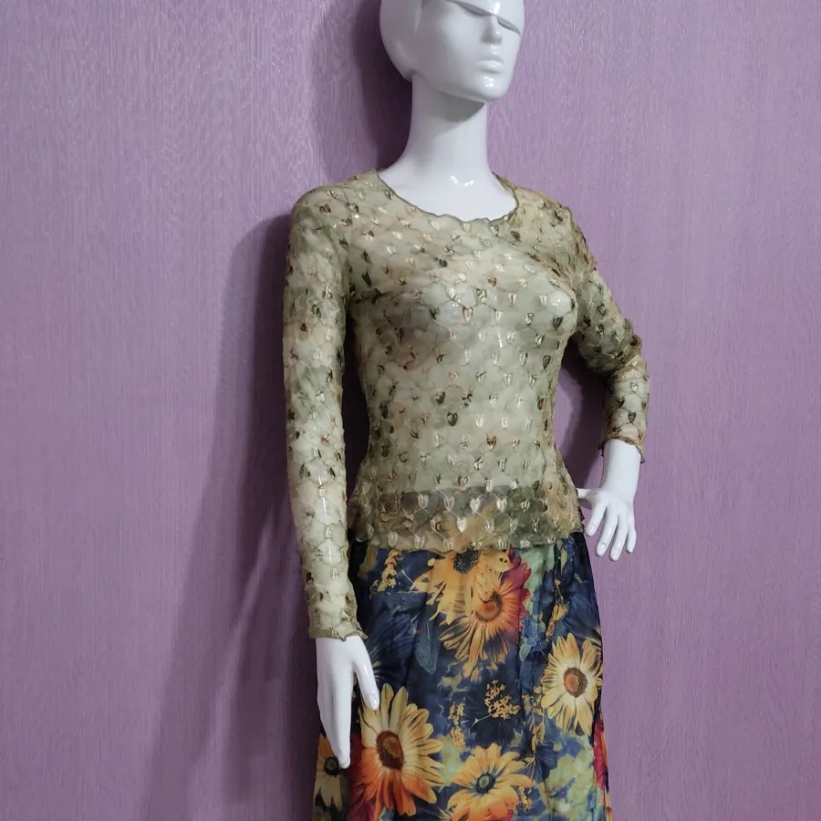 شومیز مجلسی حریر گلدوزی