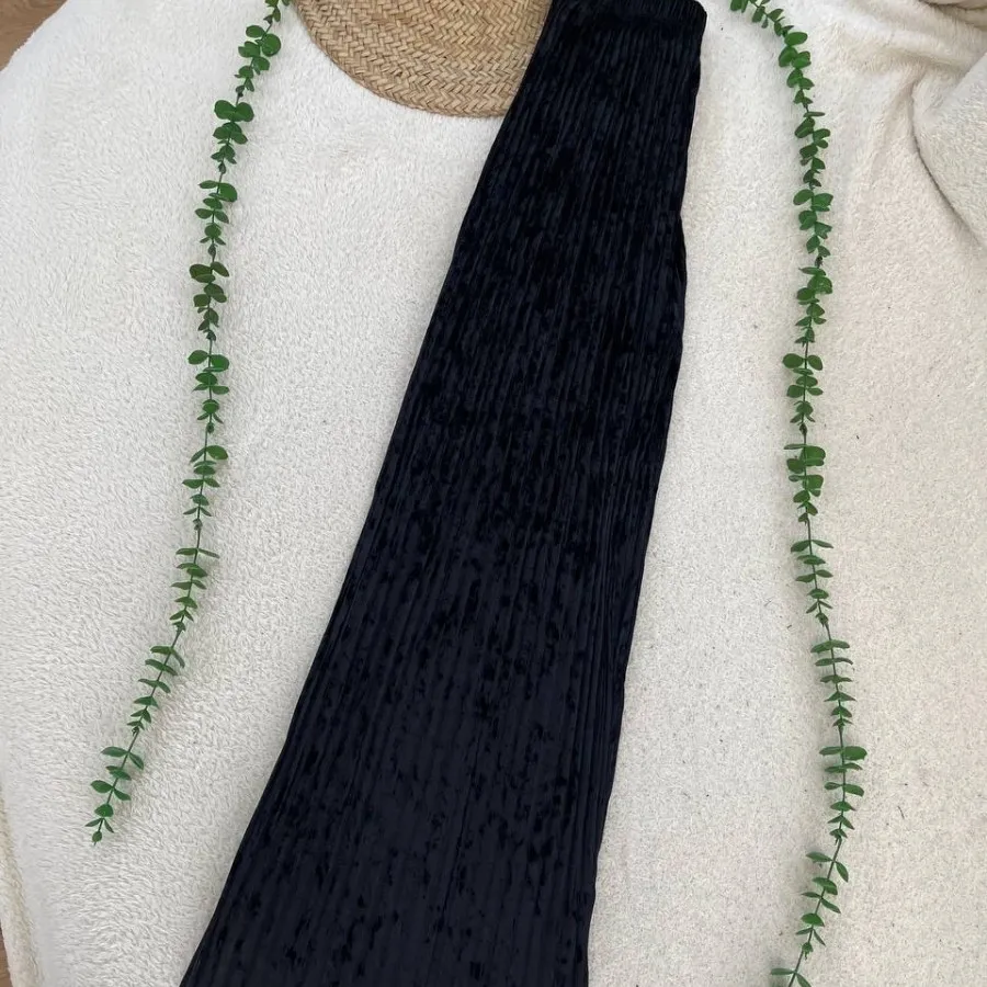 شلوار پلیسه مخملی