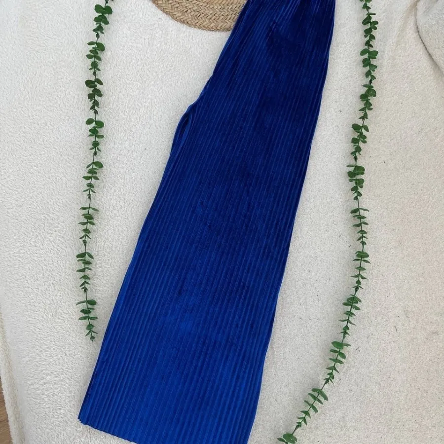 شلوار پلیسه مخملی