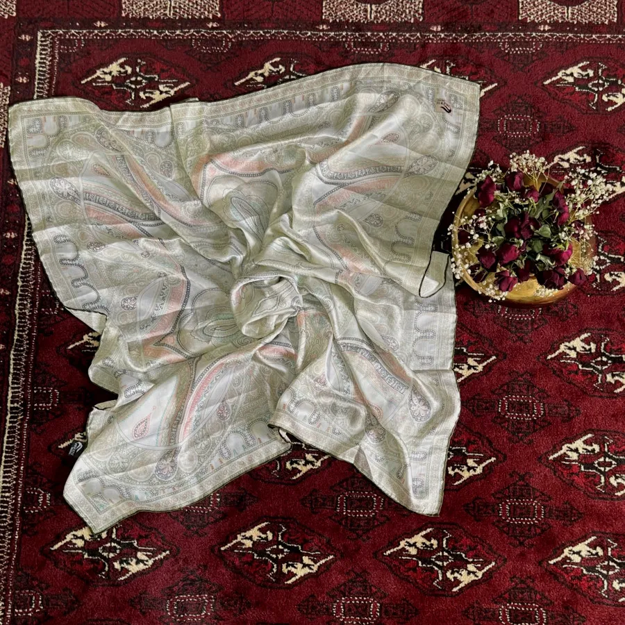 روسری ساتن ابریشم