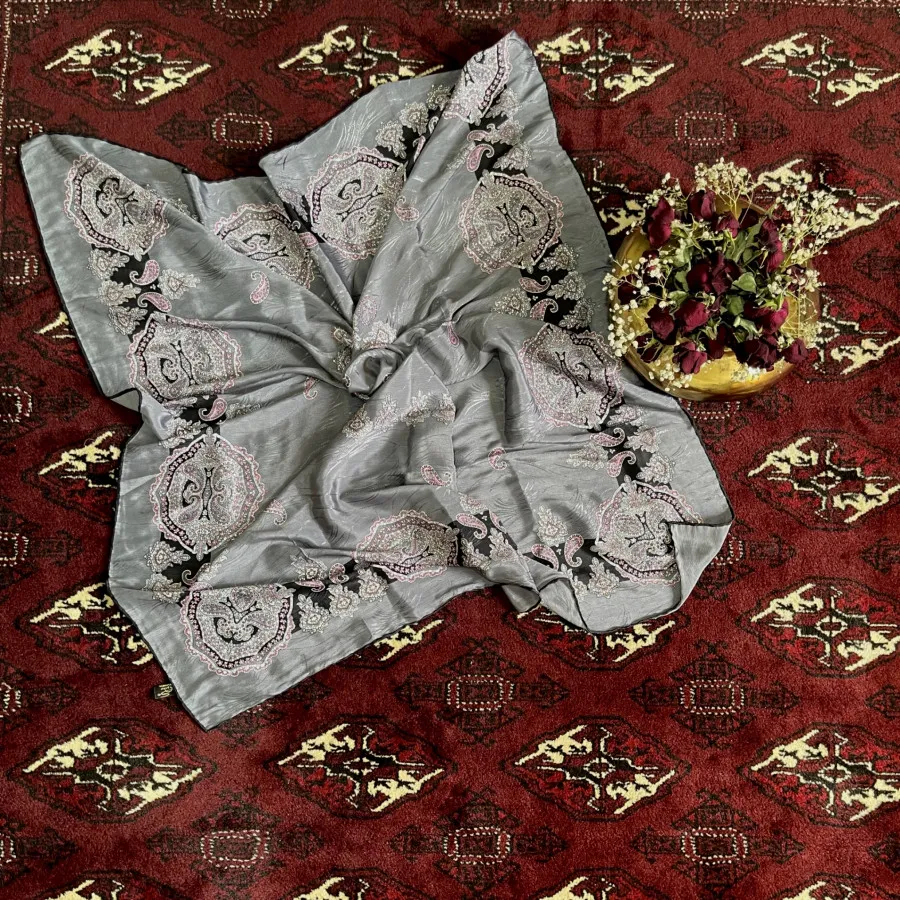 روسری ساتن ابریشم
