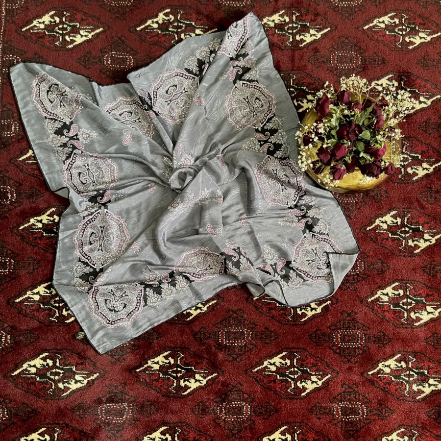 روسری ساتن ابریشم