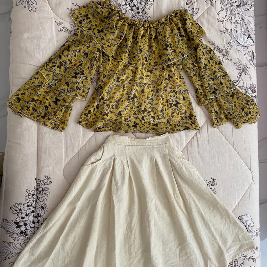پیراهن دخترونه زررد