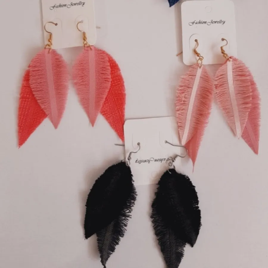 گوشواره پارچه ای