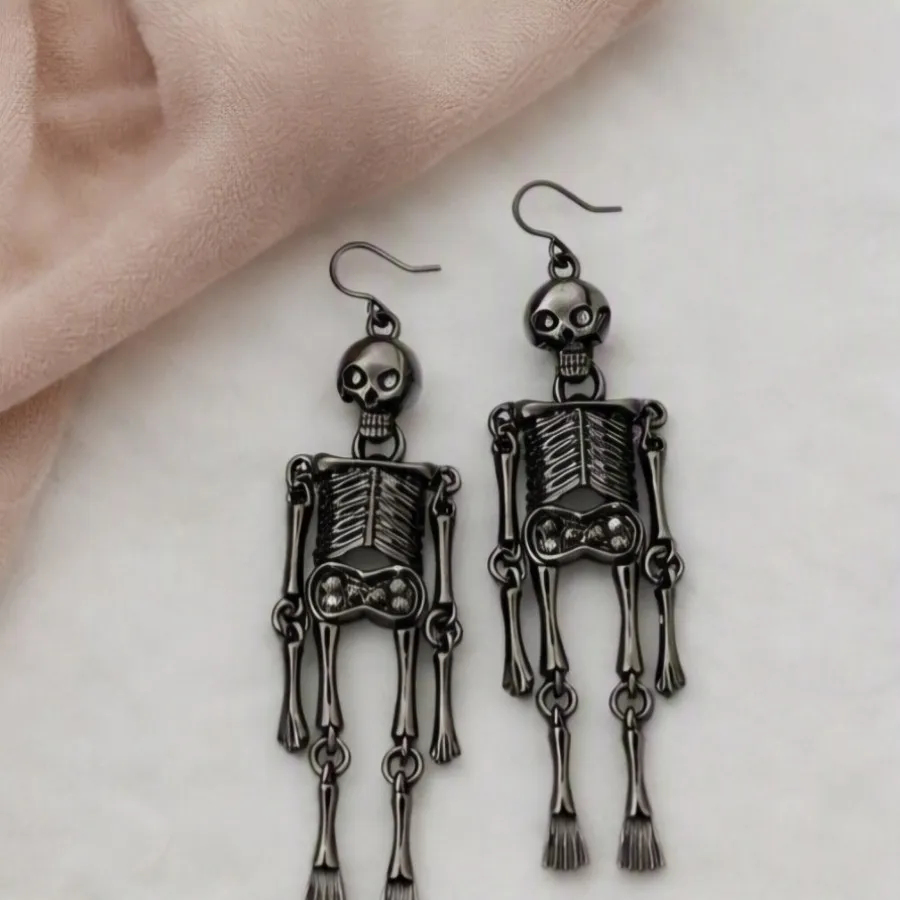 گوشواره فانتزی اسکلت