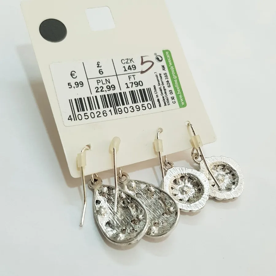 پک  گوشواره سیاه قلم