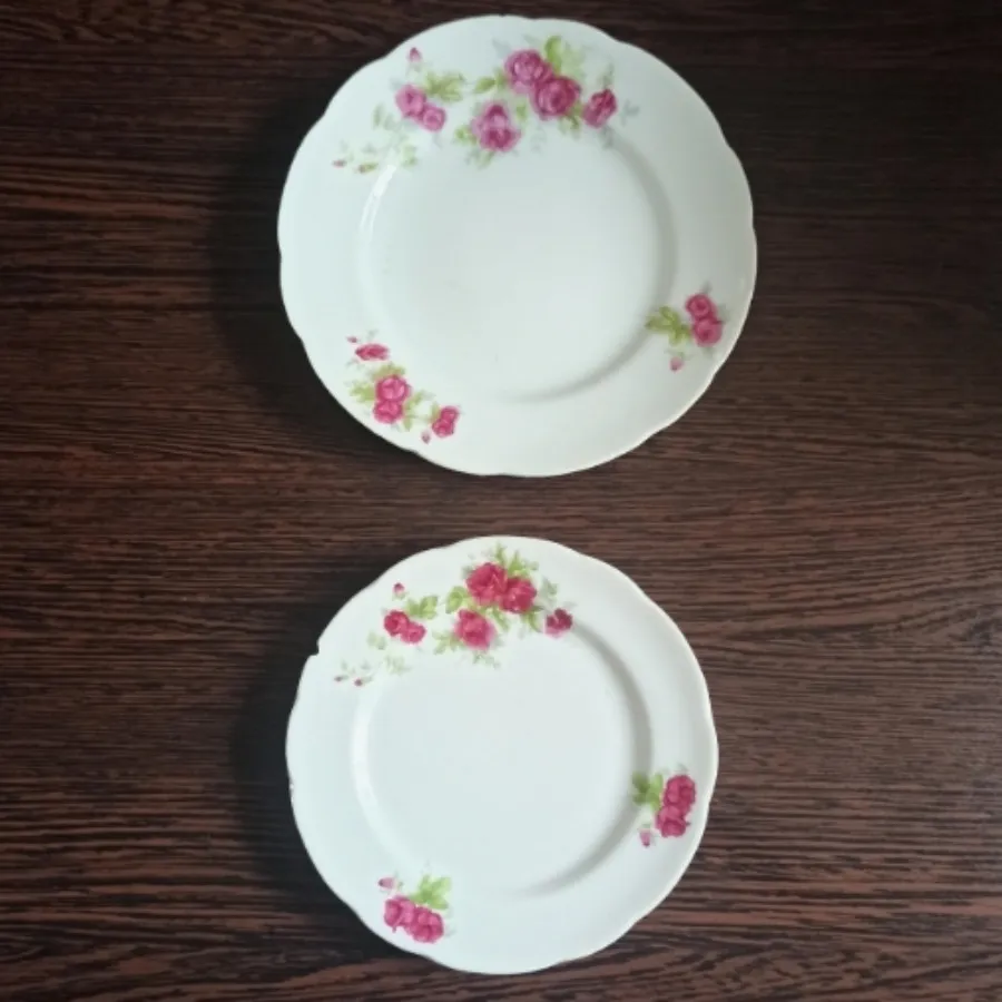 بشقاب  میوه خوری گلسرخی
