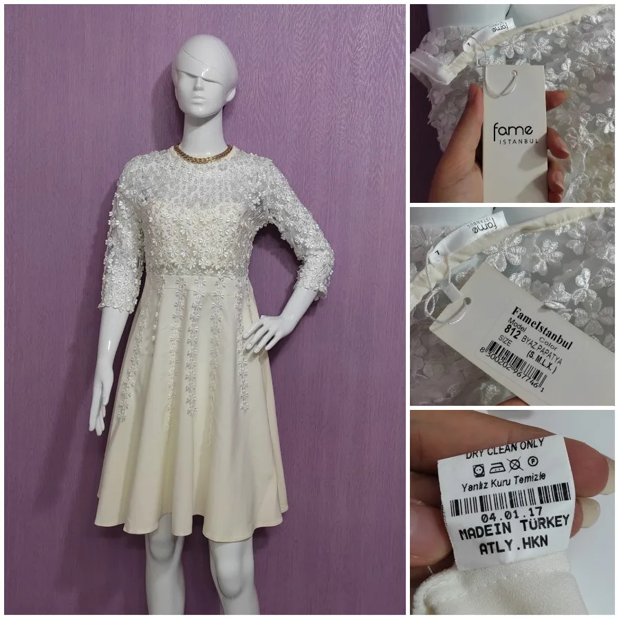 پیراهن مجلسی ترک شکوفه