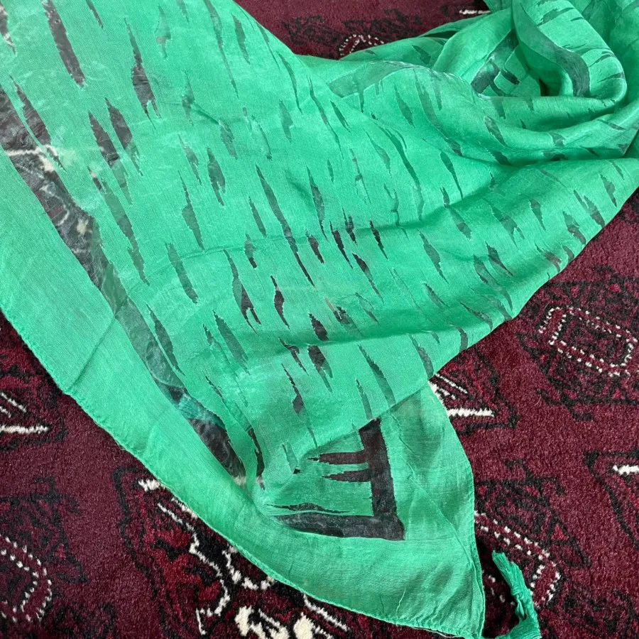 شال مجلسی سبز