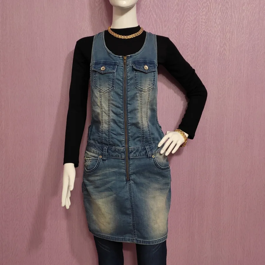 سرهمی دامنی جین vero moda