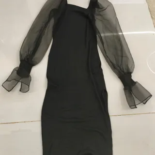 لباس مشکی استین گیپور