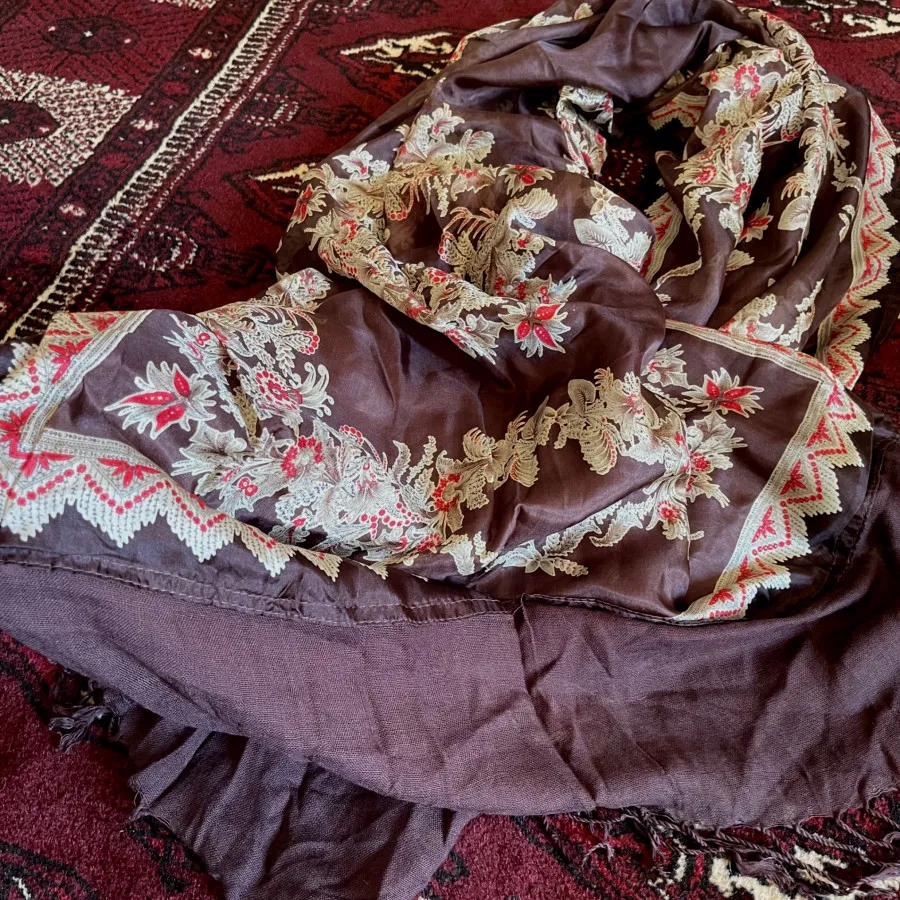 شال سیلک ابریشم