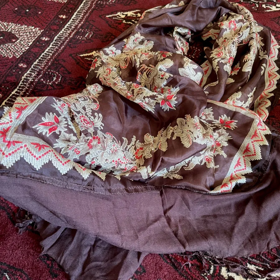 شال سیلک ابریشم