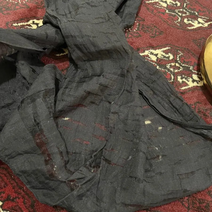 شال مشکی مجلسی