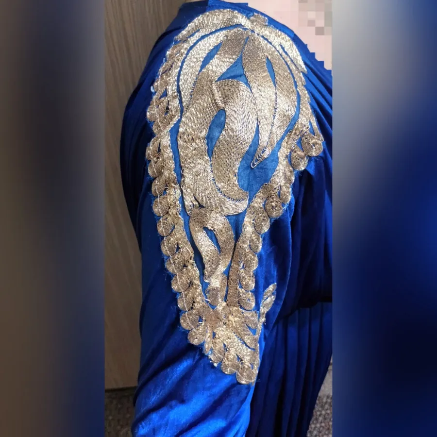 پیراهن خارجی سرمه دوزی