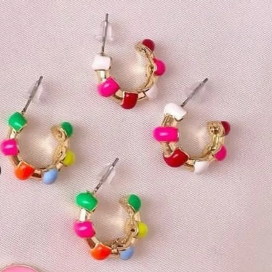 گوشواره میناکاری ترک