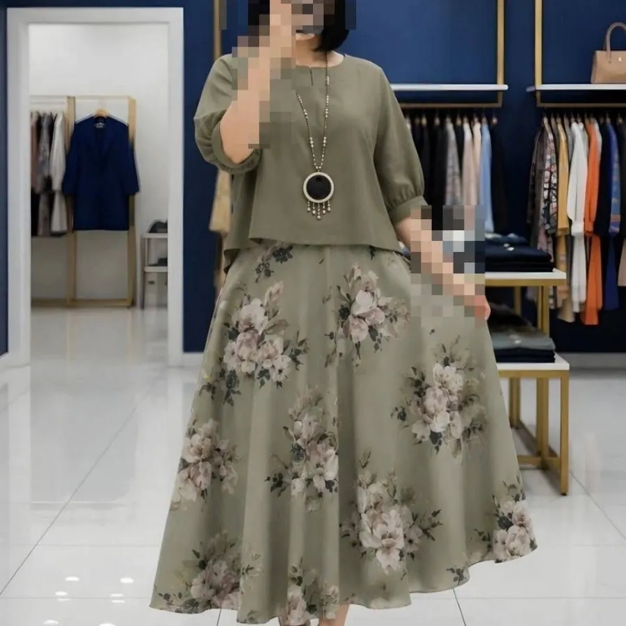 شومیز دامن گلدار