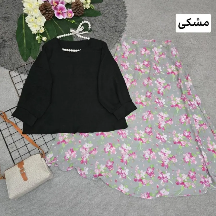 شومیز دامن گلدار