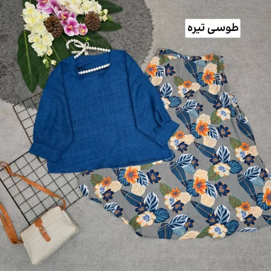شومیز دامن گلدار