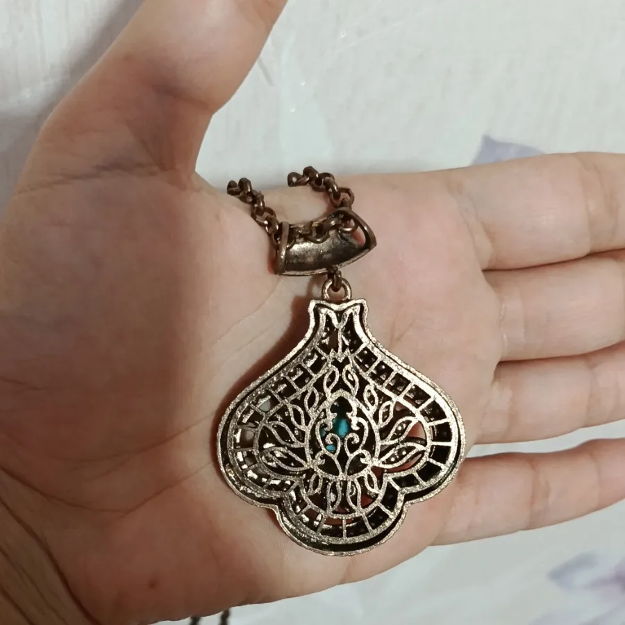 گردنبندفیروزه کوب بته جقه