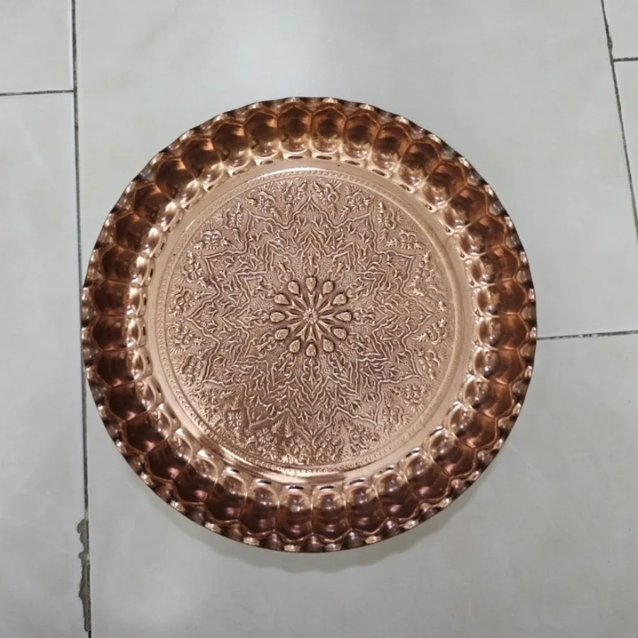 سینی مسی قلم کاری