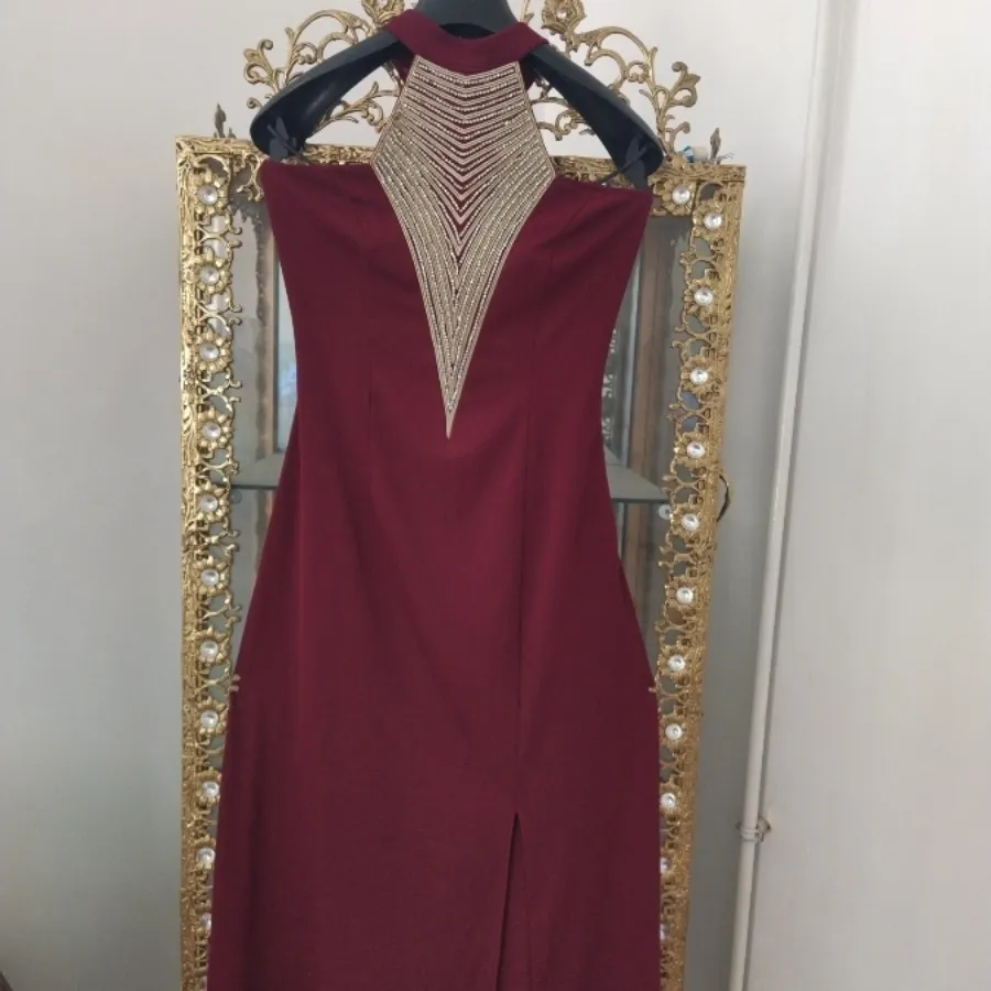 پیراهن ماکسی بلند مجلسی