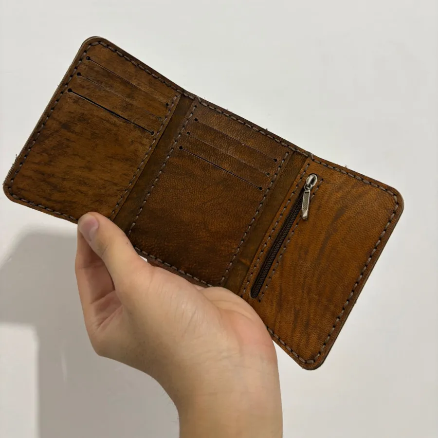 کیف کارت و پول چرم