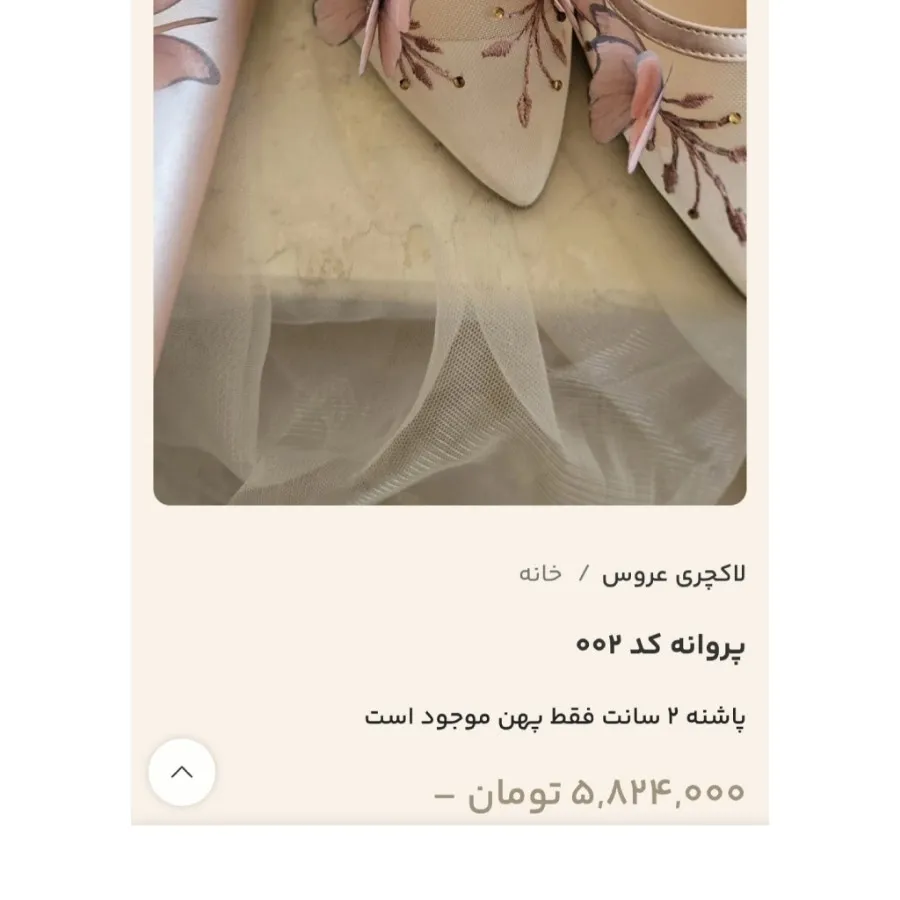 کفش پروانه ایی