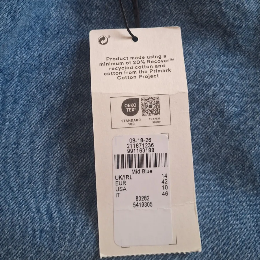 شلوار جین آبی Primark