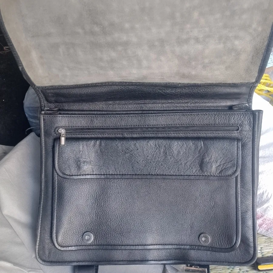 کیف چرم مشکی