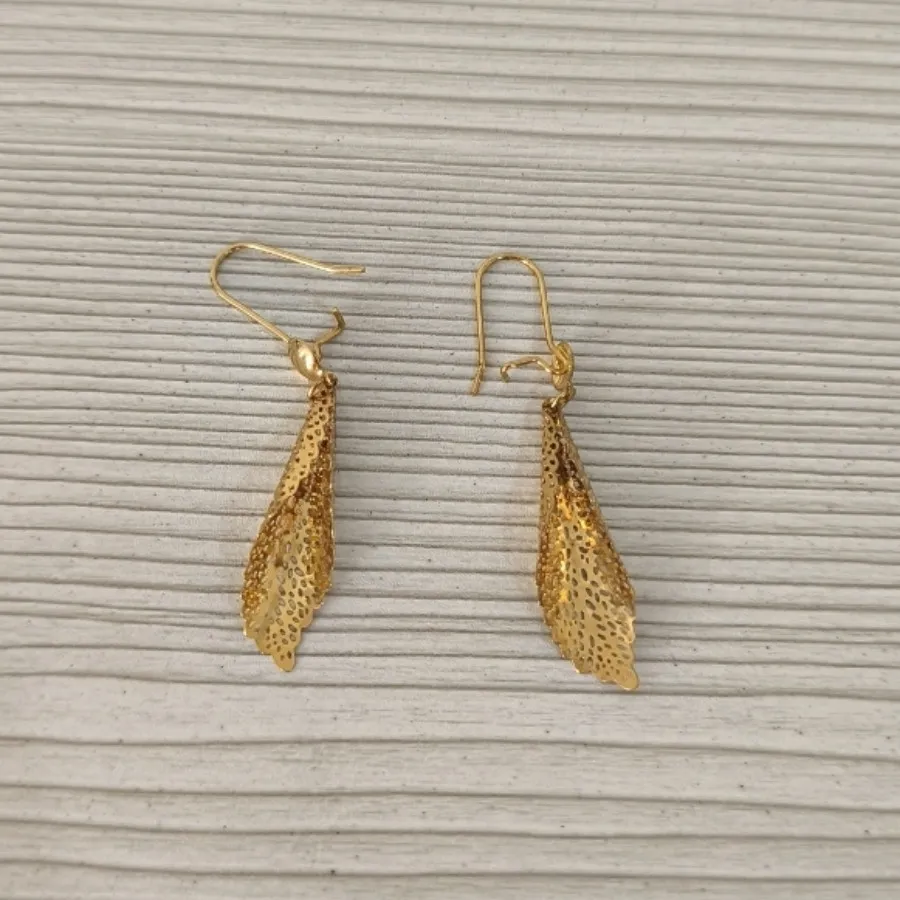 گوشواره طرح طلا حصیری