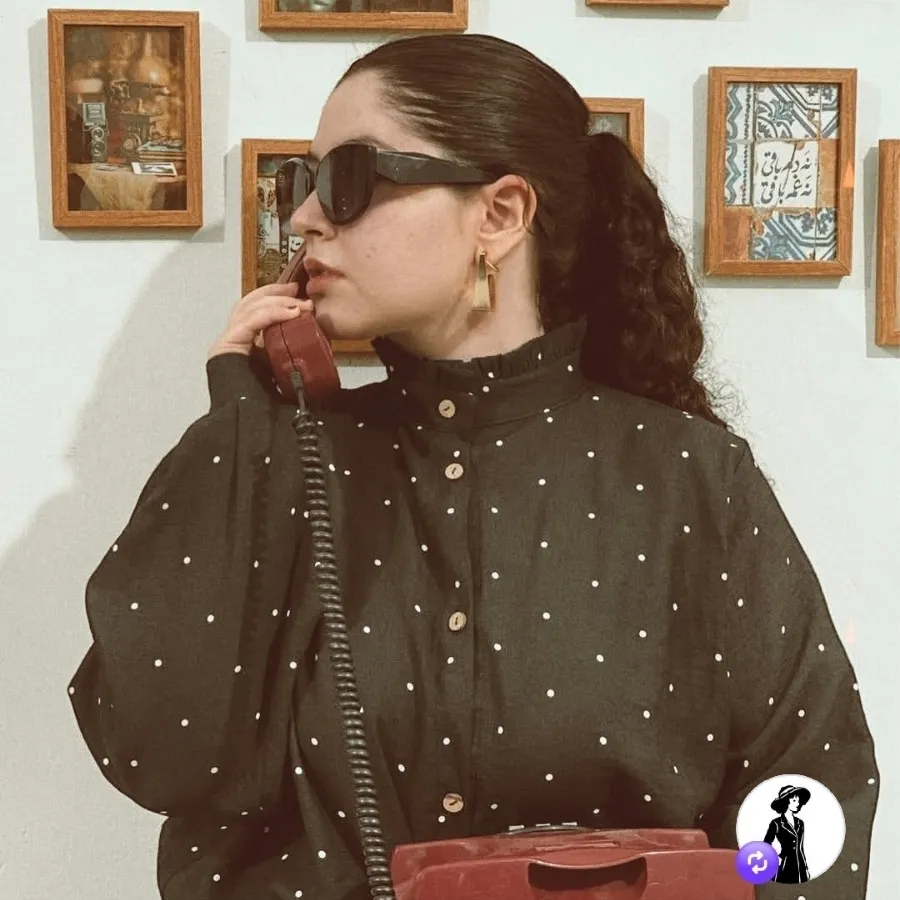 شومیز خالدار