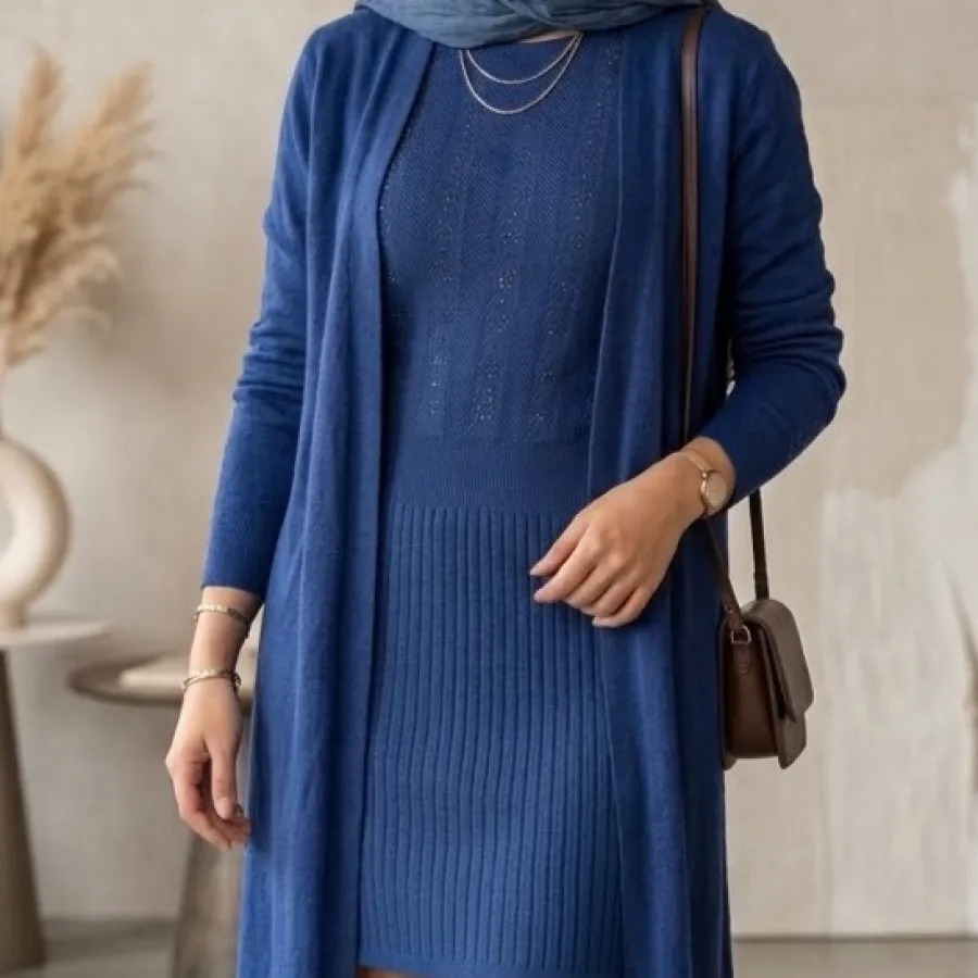 شومیز بافت ابی