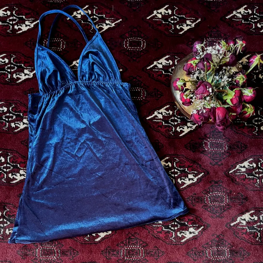 پیراهن مخمل خونگی