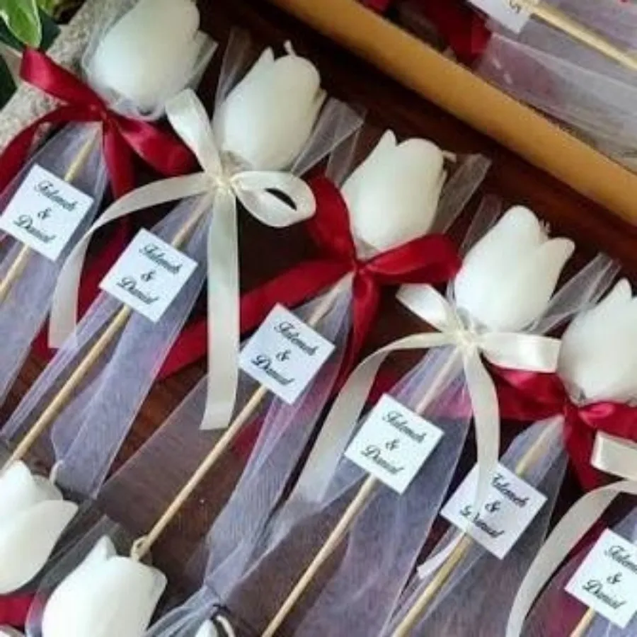 گیفت شمع لاله (5عددی)